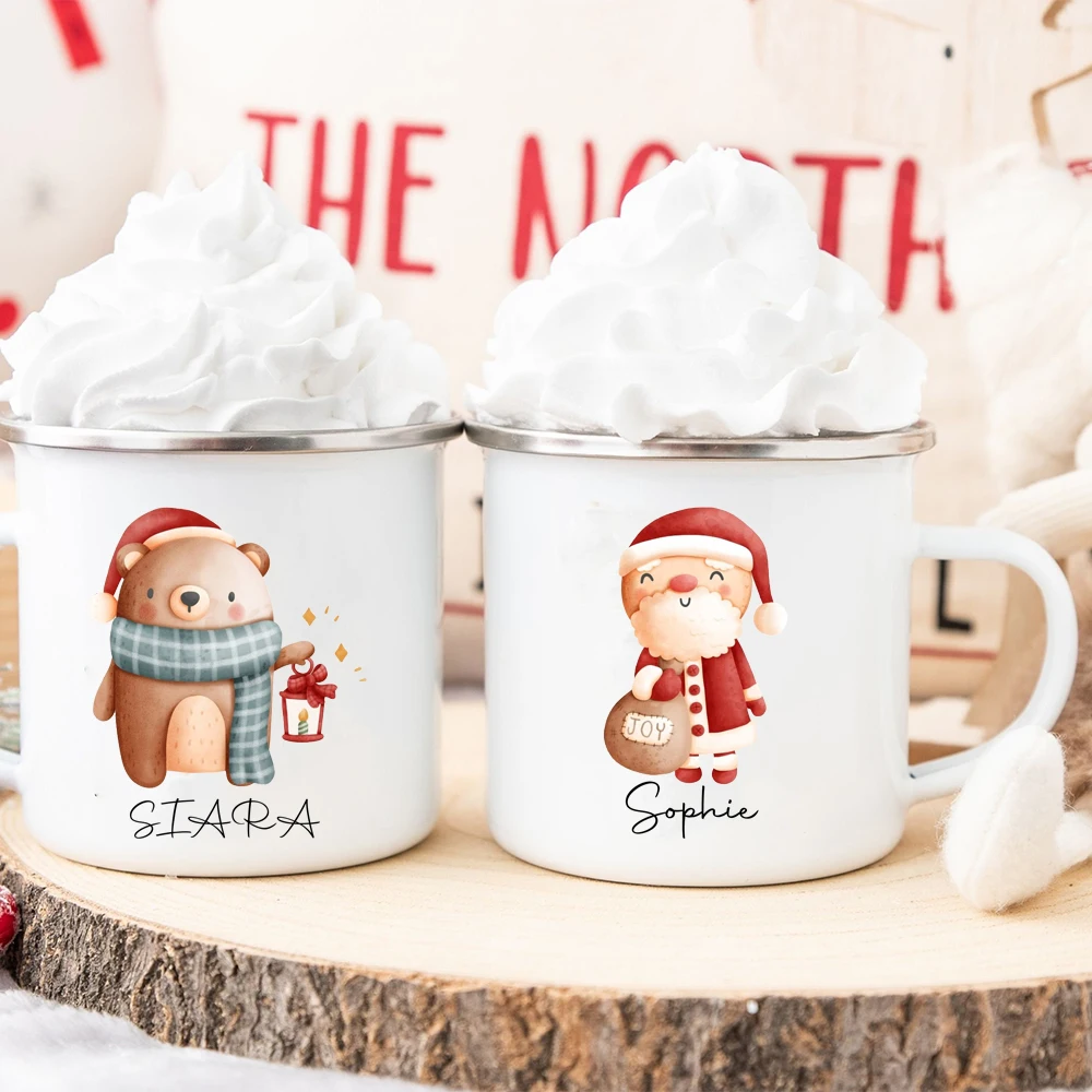 Kids Outdoor Xmas Gifts - 맞춤형 크리스마스 어린이 핫 초콜릿 머그잔,