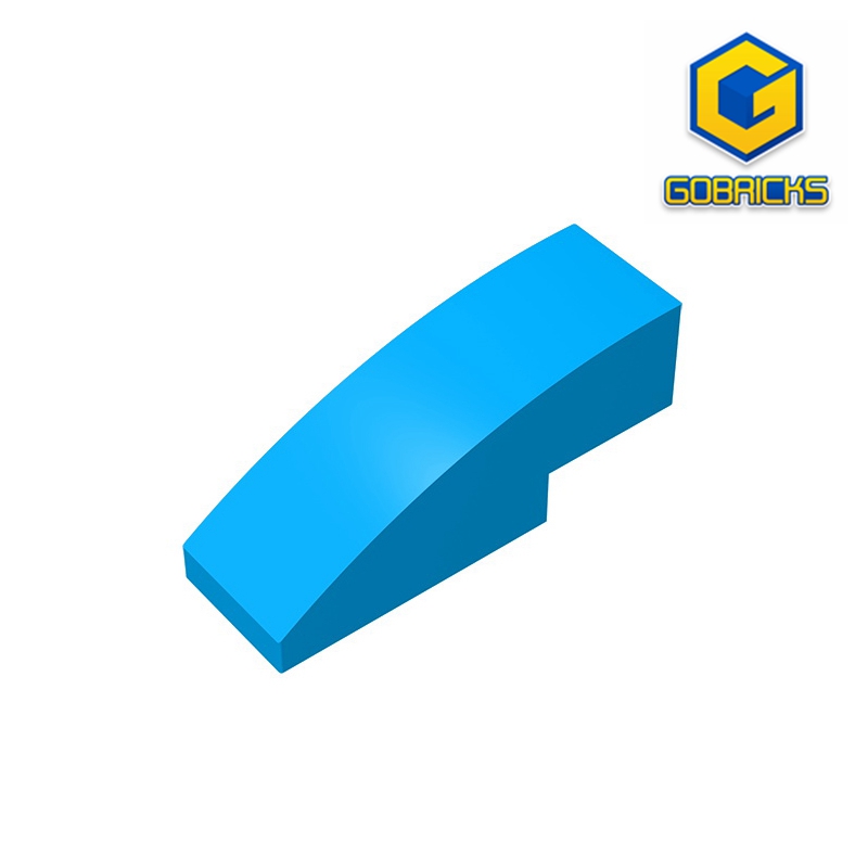 Lego Set City - Gobricks 11477 10PCS 곡선형 브릭 2x1x2/3
