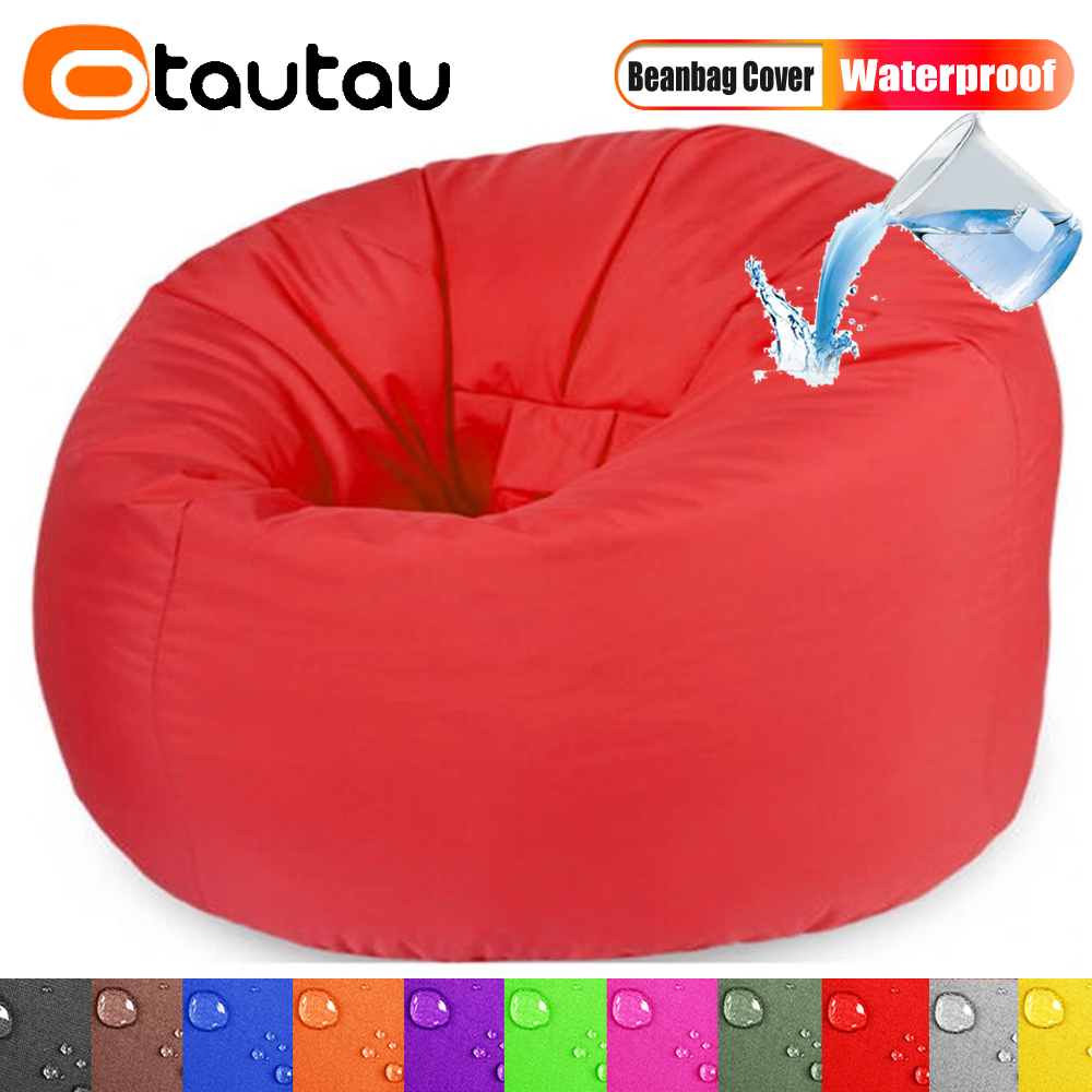 Kids Outdoor Lounge Chair With Umbrella - OTAUTAU 야외 방수 콩 가방 커버