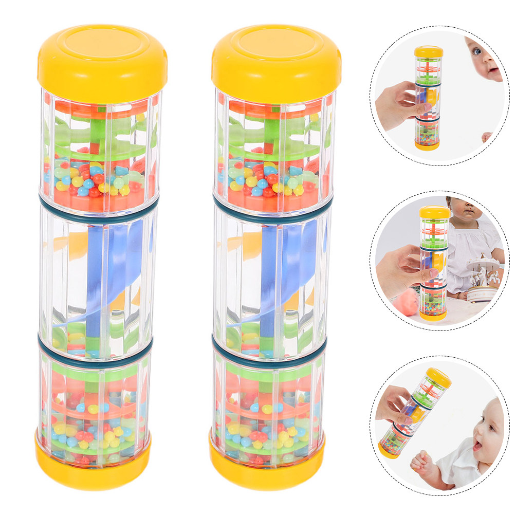 Kids Outdoor Music - 어린이를위한 2Pcs 레인 스틱 악기 레인