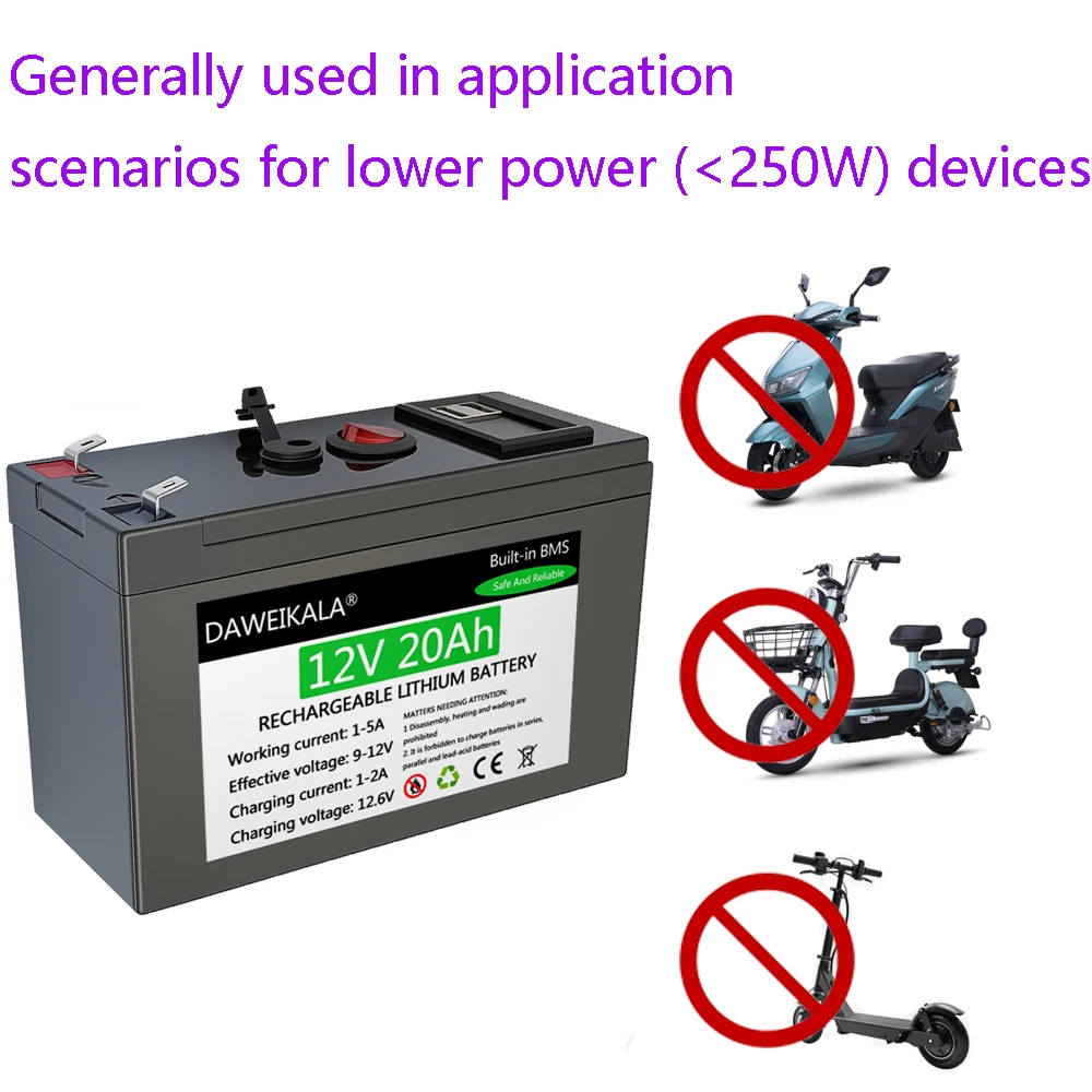 12V 20Ah 충전식 리튬 배터리, 20A BMS 포 - Kids Outdoor Electric Car 리뷰 및 가격