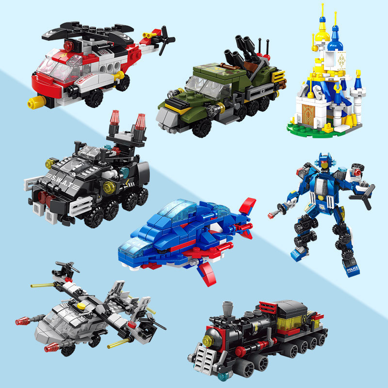 6 in 1 도시 엔지니어링 자동차 경찰 트럭 메카 공 - Lego Set City 리뷰 및 가격