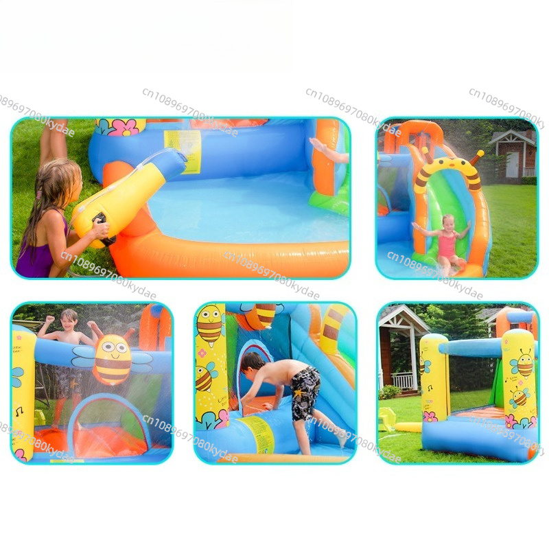 풍선형 바운스 성 워터파크 슬라이드 어린이용 점핑 트램 - Kids Indoor Outdoor Trampoline 리뷰 및 가격