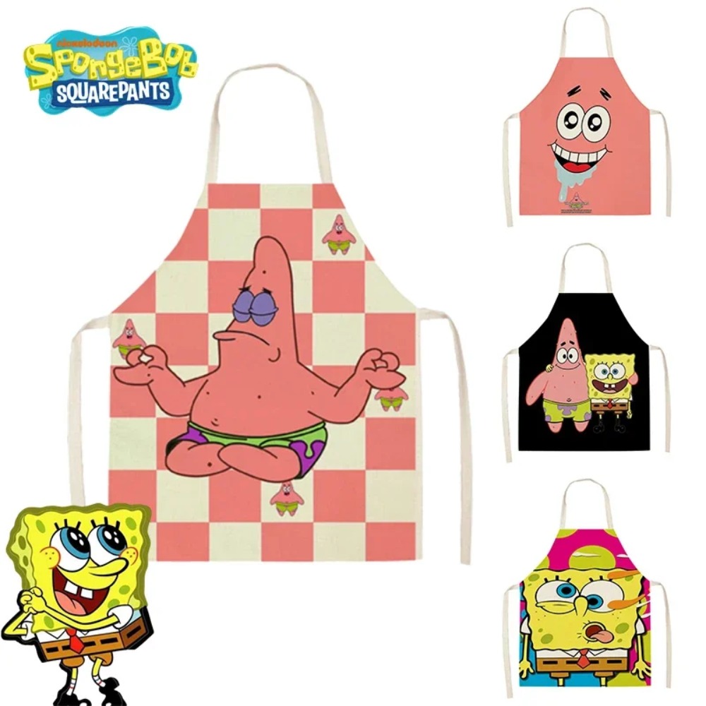 스폰지밥 패트릭 성인용 주방 앞치마, 린넨 빕스, 애니 - Kids Outdoor Kitchen Accessories 리뷰 및 가격