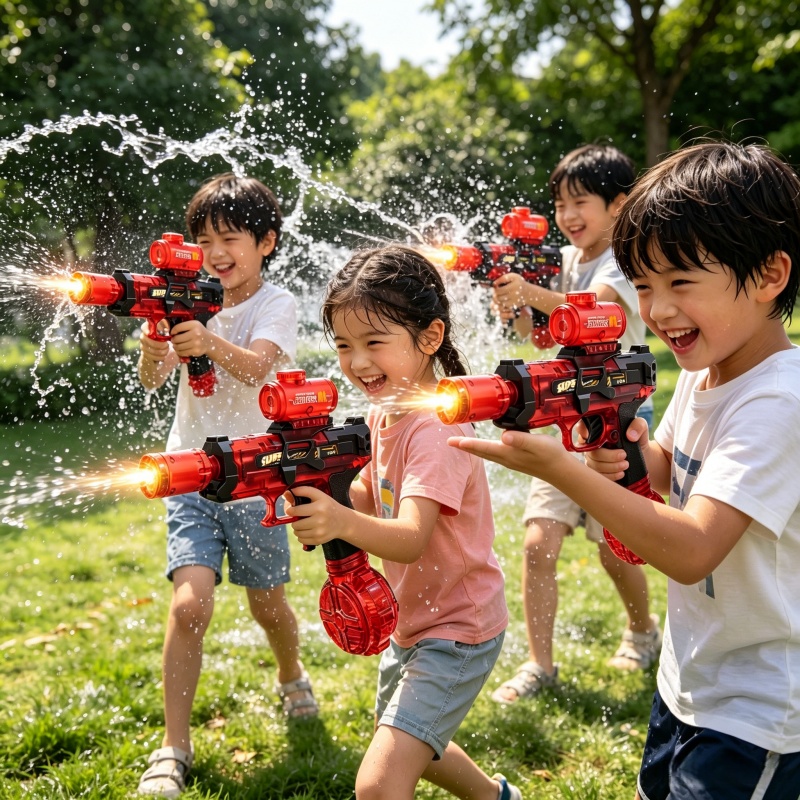 시뮬레이션 발사 어린이용 전동 물총 연속 사격 자동 물 - Kids Outdoor Storage 리뷰 및 가격
