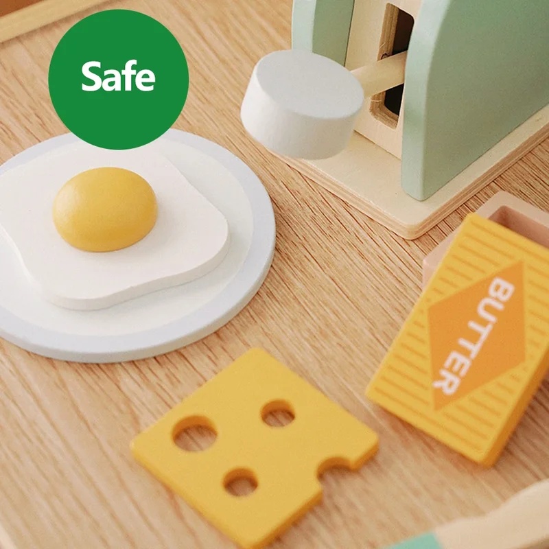 나무 시뮬레이션 토스터 장난감 어린이 놀이 주방 아침  - Kids Outdoor Kitchen Accessories 리뷰 및 가격