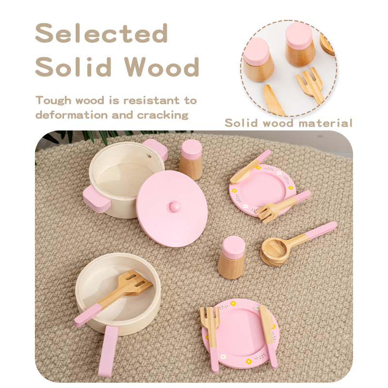 어린이용 원목 주방 놀이 세트, 냄비, 프라이팬, 조리 - Kids Outdoor Kitchen Accessories 리뷰 및 가격