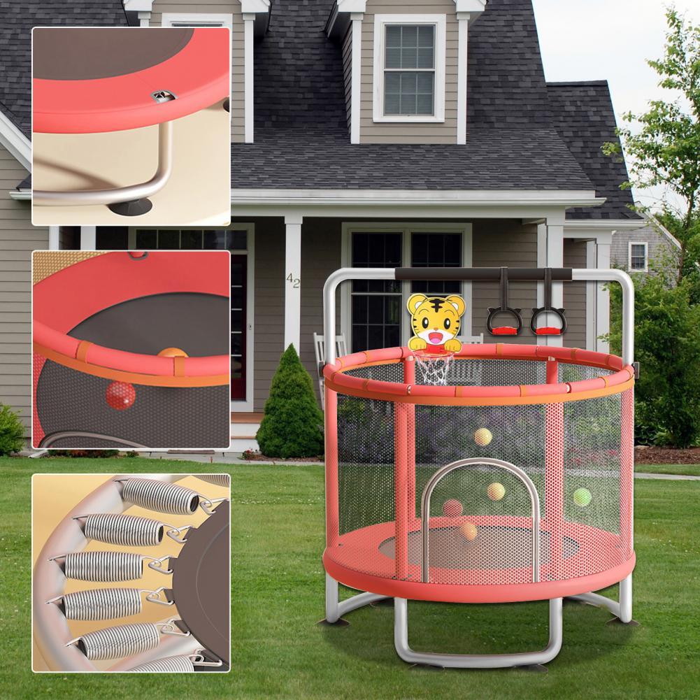 어린이 트램펄린, 농구대, 그네, 샌드백, 오션볼이 포 - Kids Indoor Outdoor Trampoline 리뷰 및 가격