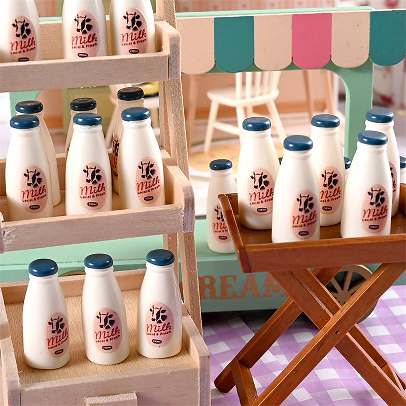 5/10PCS 소형 음식 모델 장난감 우유 병 음료 인 - Kids Outdoor Kitchen Accessories 리뷰 및 가격