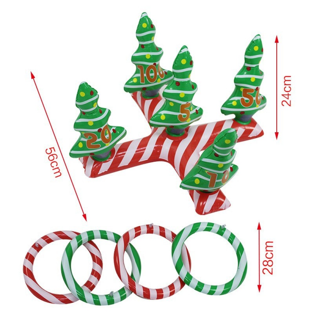 풍선형 크리스마스 트리, 링 던지기 세트, 어린이와 어 - Kids Outdoor Xmas Gifts 리뷰 및 가격