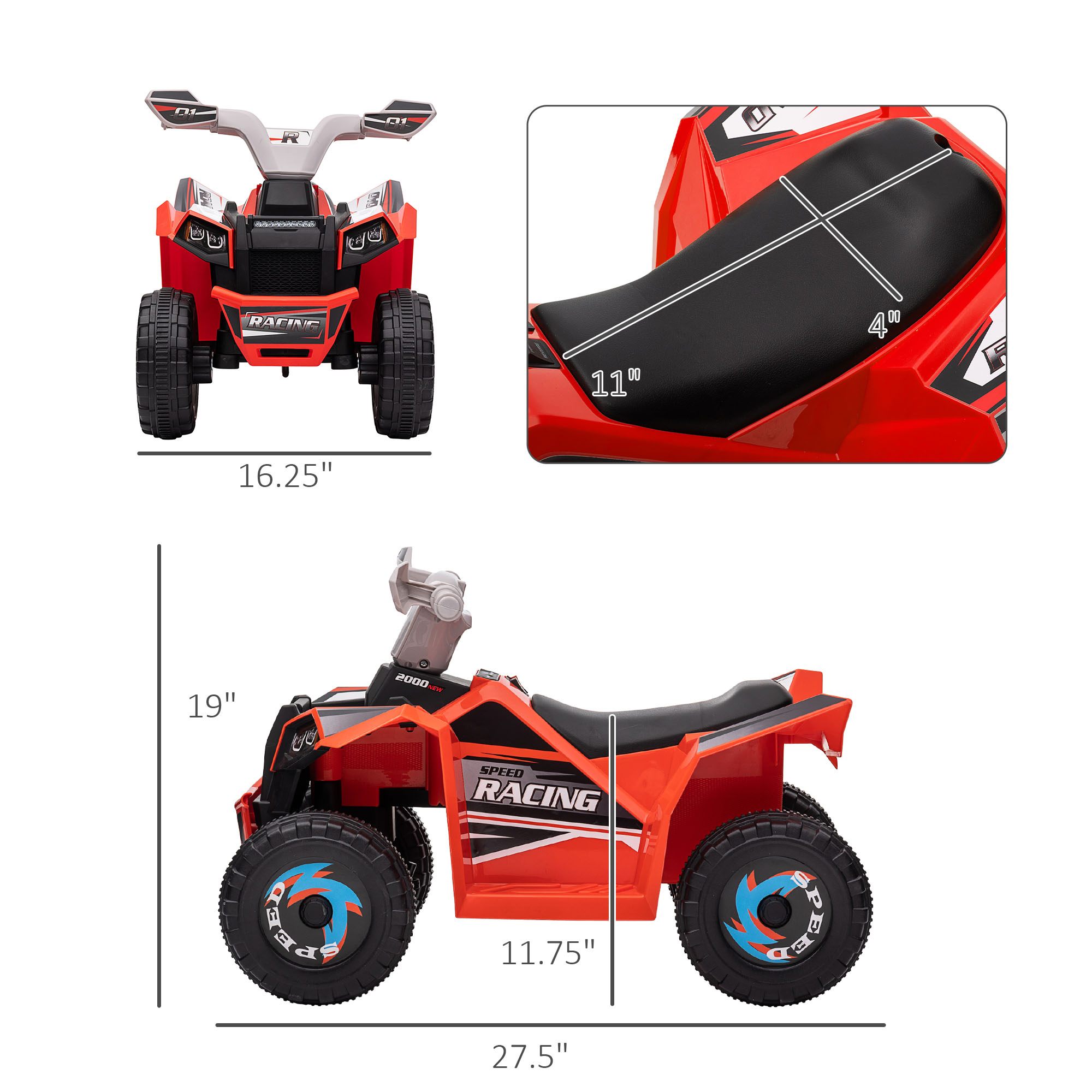 어린이용 6V 자동차, 튼튼한 디자인, 가정용, 야외용 - Kids Outdoor Electric Car 리뷰 및 가격