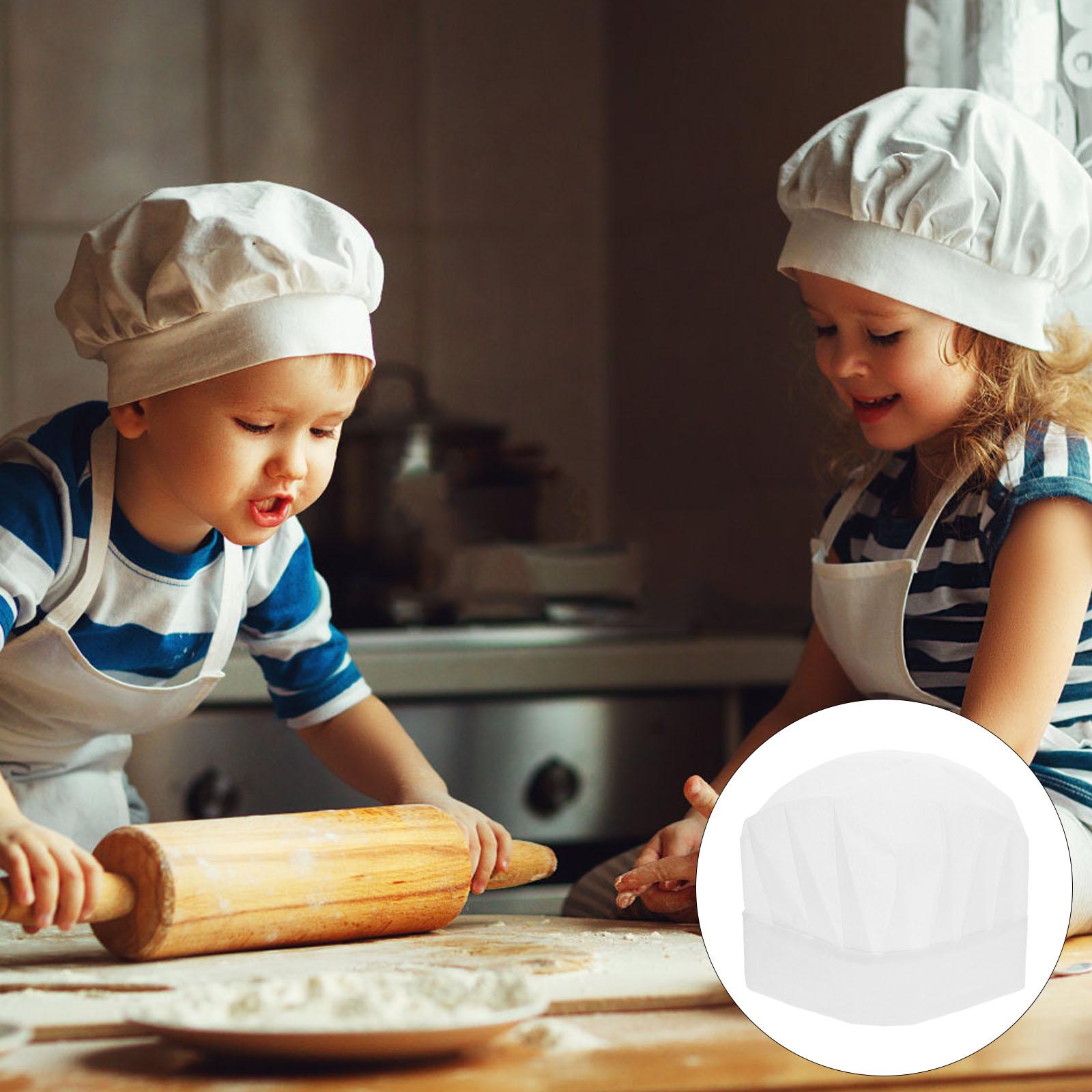 20pcs 어린이 일회용 요리사 모자 경량 헤드 기어  - Kids Outdoor Kitchen Accessories 리뷰 및 가격