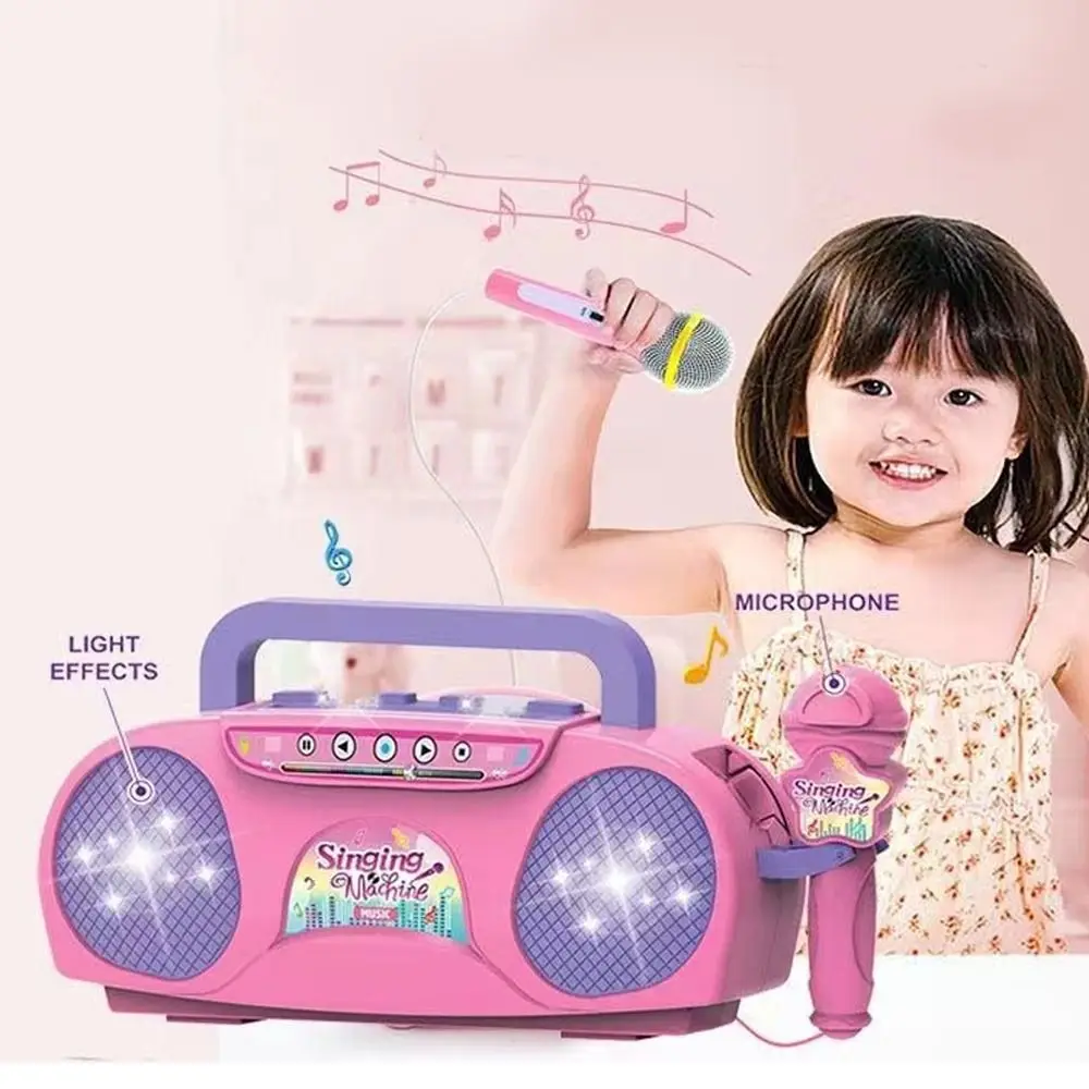 음악 악기 마이크 카라오케 기계 조명 포함 실내외 여행 - Kids Outdoor Music 리뷰 및 가격