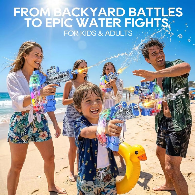 LED 링형 전동 물총 어린이용 강력 슈팅 게임 자동  - Kids Outdoor Storage 리뷰 및 가격