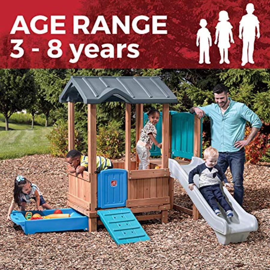 우드랜드 어드벤처 플레이하우스 & 슬라이드, 어린이 야 - Kids Outdoor Storage 리뷰 및 가격