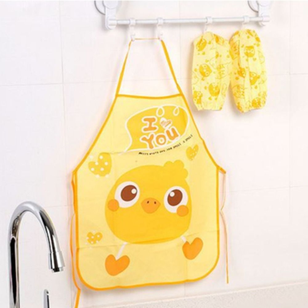 새로운 방수 앞치마 방오 가운 비브 만화 주방 페인팅  - Kids Outdoor Kitchen Accessories 리뷰 및 가격