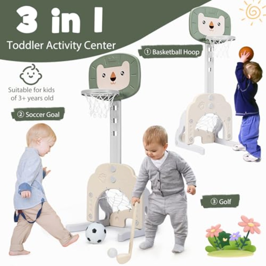 실내외 어린이 농구대 장난감 스탠드, 스틸 프레임, 파 - Outdoor Toys For Kids 리뷰 및 가격