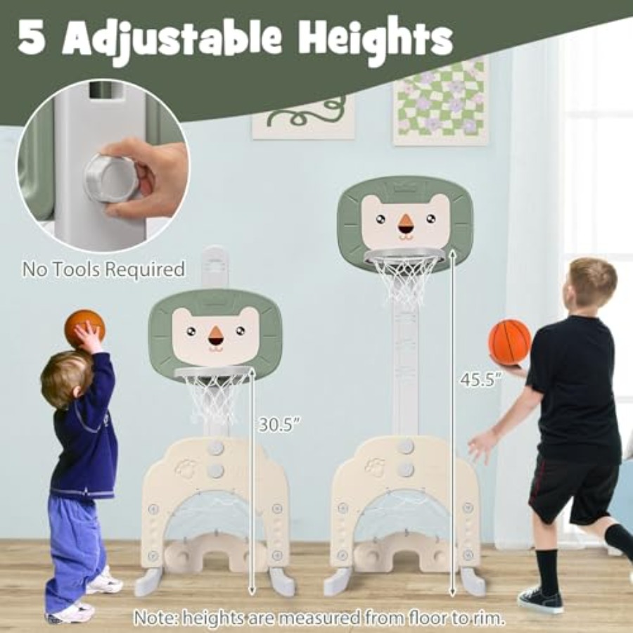 실내외 어린이 농구대 장난감 스탠드, 스틸 프레임, 파 - Outdoor Toys For Kids 리뷰 및 가격