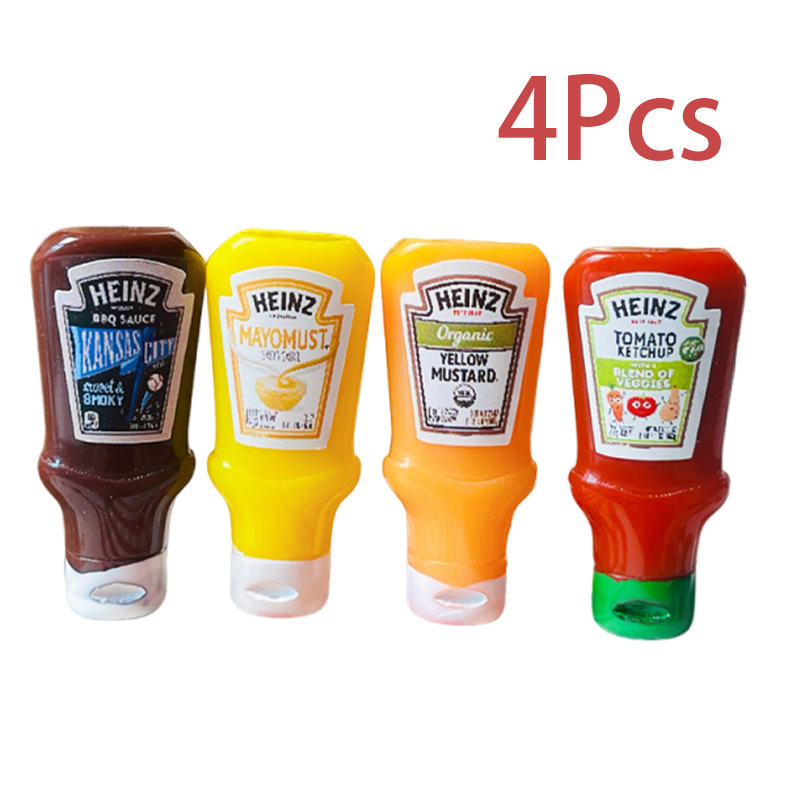 4Pcs 인형 집 미니어처 딸기 소스 잼 항아리 주방  - Kids Outdoor Kitchen Accessories 리뷰 및 가격