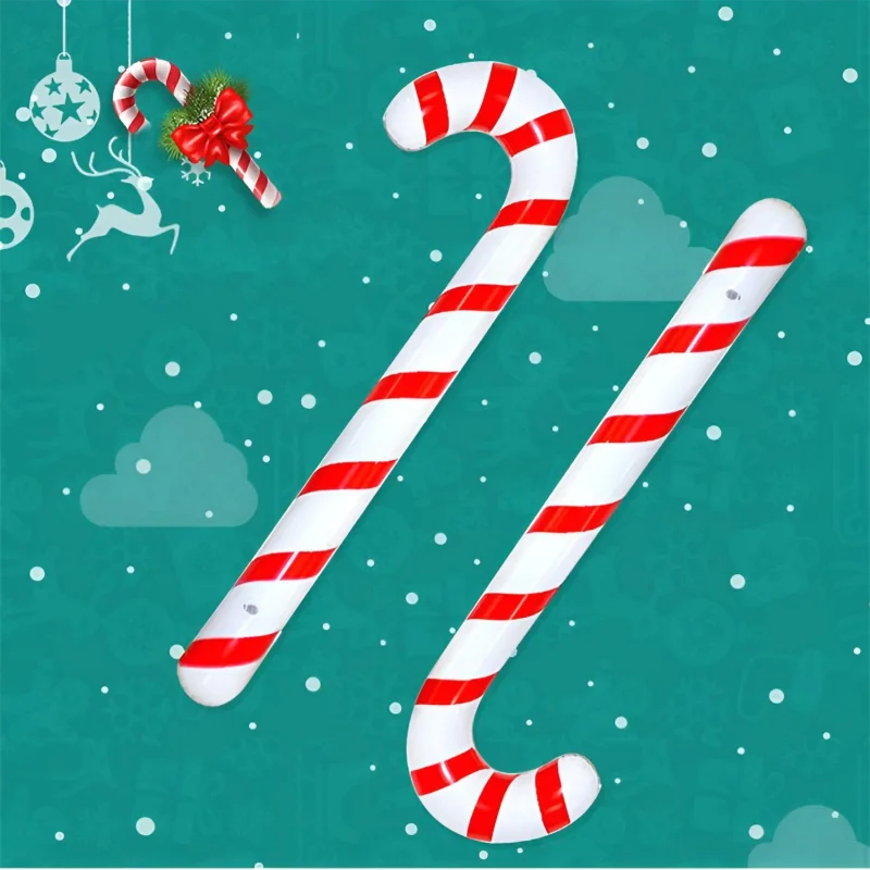 1/2pcs 90cm 크리스마스 풍선 사탕 지팡이 스틱 - Kids Outdoor Xmas Gifts 리뷰 및 가격