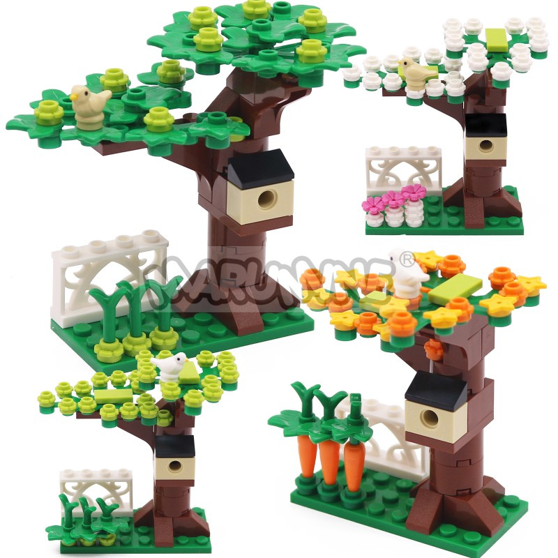 마루미네 소형 입자 MOC 브릭 트리 하우스 세트 (새 - Lego Set City 리뷰 및 가격